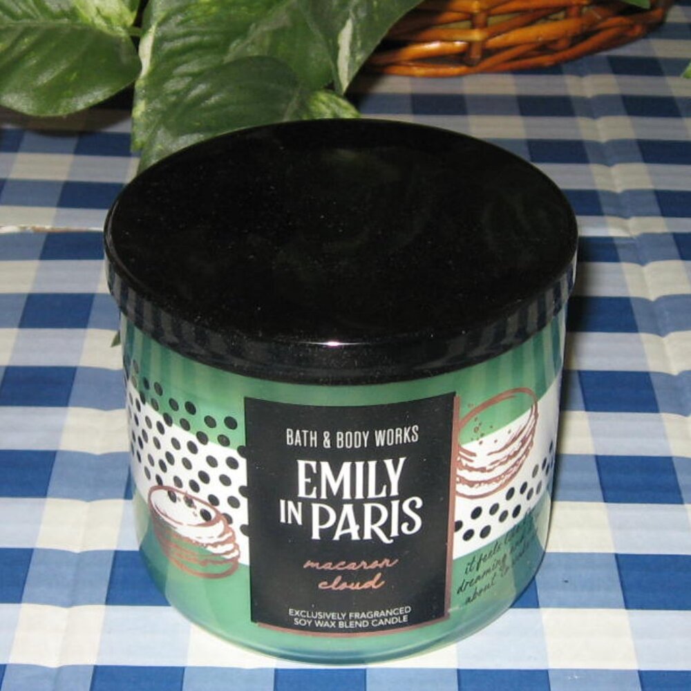 BBW Emily In Paris Macaron Cloud 3 Wick Candle 3 Wick Candle Limited Edition NIB